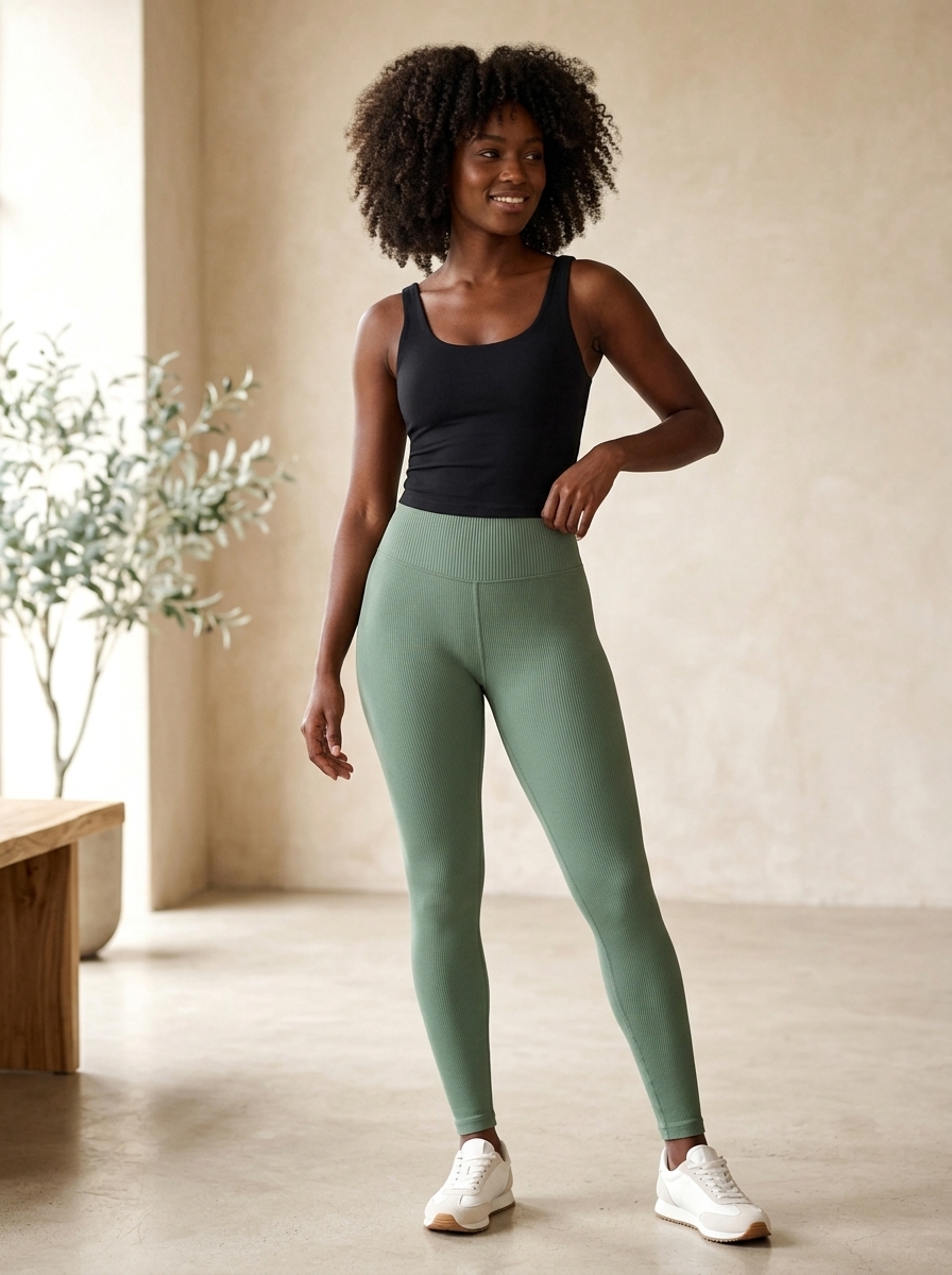 Ribbed Compression Legging alternate
